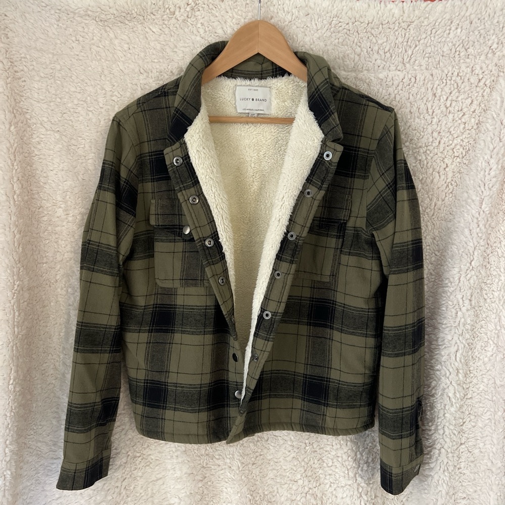 Oversized flannel Shacket